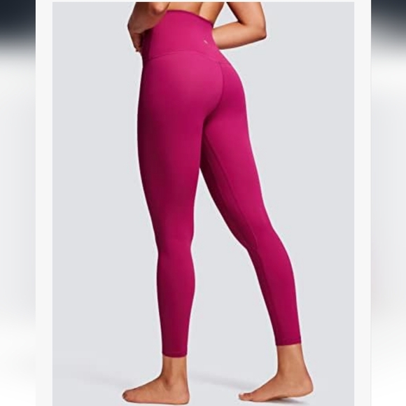CRZ Yoga Super High Waist Butterluxe Magenta Purple Workout Set Both Medium - Picture 3 of 12